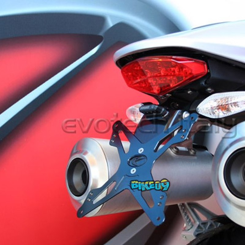 에보텍 이탈리아 테일 타이디 두카티 몬스터 1100 에보 - 오토바이 휀다리스킷 번호판 홀더 ESTR-0810