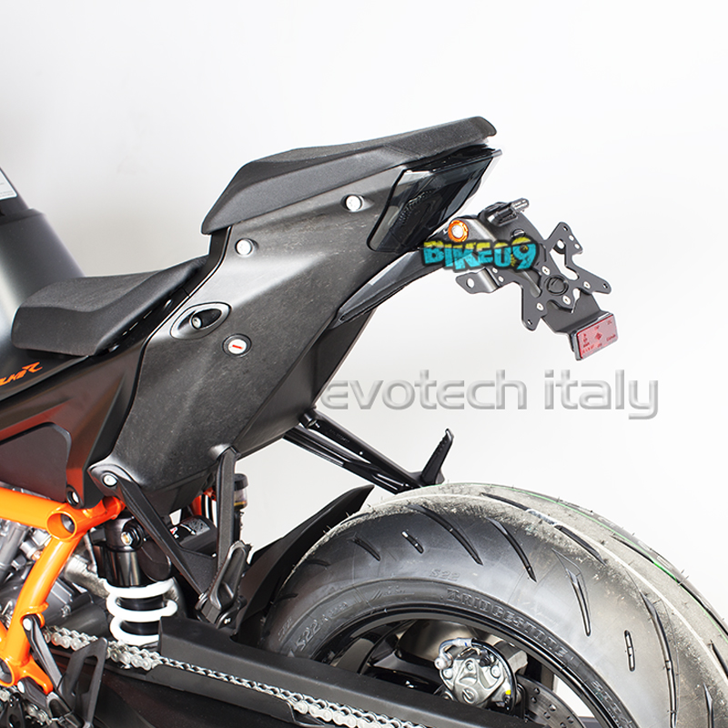 에보텍 이탈리아 테일 타이디 KTM 1290 슈퍼듀크 R (20-22) - 오토바이 휀다리스킷 번호판 홀더 ESTR-0915