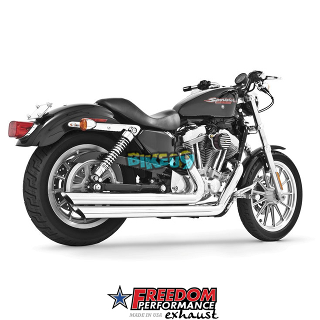 프리덤 퍼포먼스 할리 데이비슨 스포스터 모델용 04-13 패트리엇 롱 슬래쉬 - 머플러 오토바이 튜닝 부품 HD00118