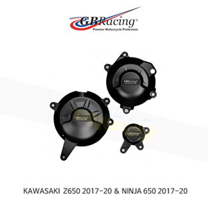GB레이싱 엔진가드 프레임 슬라이더 가와사키 Z650 SECONDARY 엔진 커버 세트 (17-20) EC-Z650-2017-SET-GBR