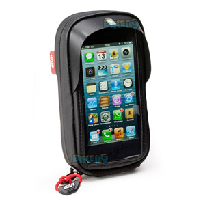 기비 스마트폰, GPS, 최대 5인치 화면에 적합한 핸들바 장착용 홀더 - 기비 오토바이 부품 S955B