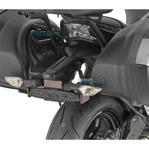 기비 스페시픽 패니어 홀더 for V35 / V37 모노키 사이드 케이스 가와사키 Z650 (17-) - 기비 오토바이 부품 PLX4117