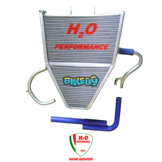H2O 퍼포먼스 오버사이즈 워터 라디에이터 가와사키 ZX-6 R 09-22 - 오토바이 튜닝 부품 408