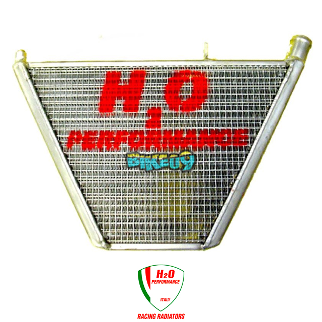 H2O 퍼포먼스 ADDITIONAL 워터 라디에이터 가와사키 ZX-6 R 05-06 - 오토바이 튜닝 부품 404
