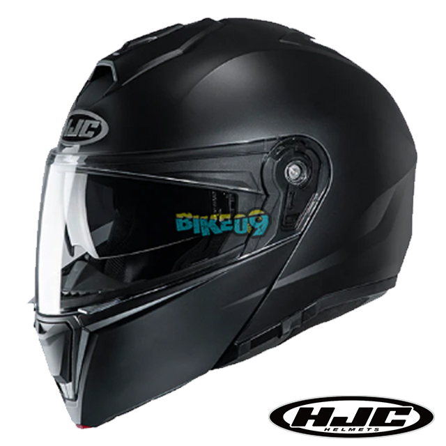HJC i90 솔리드 세미 플랫 블랙 시스템 헬멧 - 홍진 헬멧 오토바이 용품 안전 장비