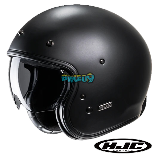 HJC V31 솔리드 세미 플랫 블랙 오픈페이스 헬멧 - 홍진 헬멧 오토바이 용품 안전 장비