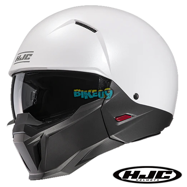 HJC i20 솔리드 화이트 오픈페이스 헬멧 - 홍진 헬멧 오토바이 용품 안전 장비