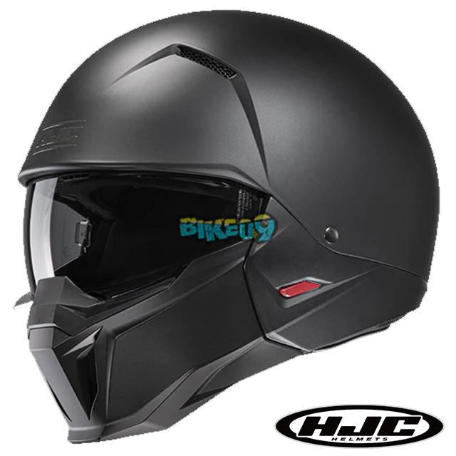 HJC i20 솔리드 세미 플랫 블랙 오픈페이스 헬멧 - 홍진 헬멧 오토바이 용품 안전 장비