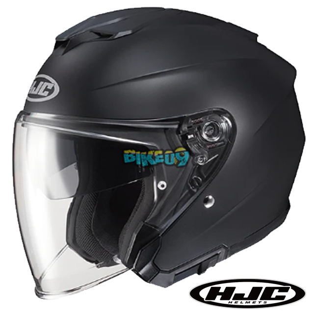 HJC i30 솔리드 세미 플랫 블랙 오픈페이스 헬멧 - 홍진 헬멧 오토바이 용품 안전 장비