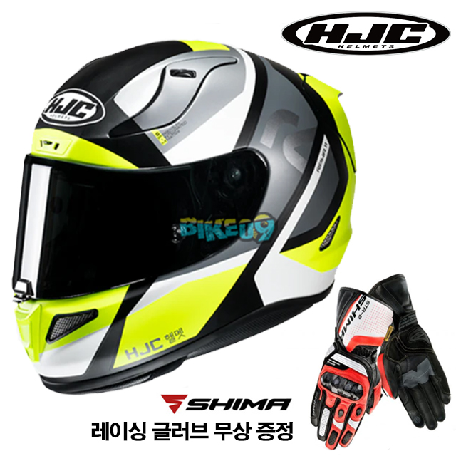 HJC 알파 11 시즈 (레이싱 글러브 무상 증정) - 홍진 헬멧 오토바이 용품 안전 장비 MC3HSF