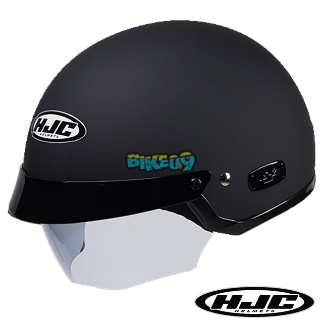 HJC IS-2 솔리드 무광 플랫 블랙 오픈페이스 헬멧 - 홍진 헬멧 오토바이 용품 안전 장비