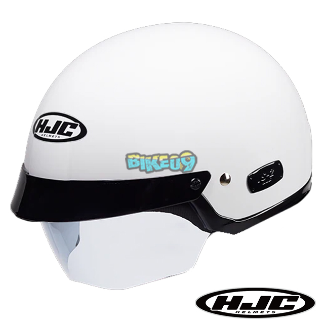 HJC IS-2 솔리드 화이트 오픈페이스 헬멧 - 홍진 헬멧 오토바이 용품 안전 장비