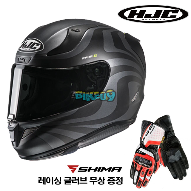 HJC 알파 11 엘던 (레이싱 글러브 무상 증정) - 홍진 헬멧 오토바이 용품 안전 장비 MC5SF