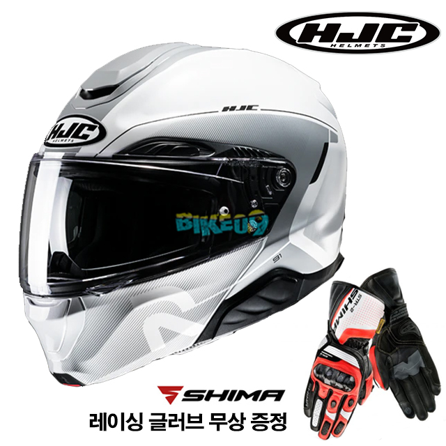 HJC 알파 91 컴버스트 (레이싱 글러브 무상 증정) - 홍진 헬멧 오토바이 용품 안전 장비 MC10