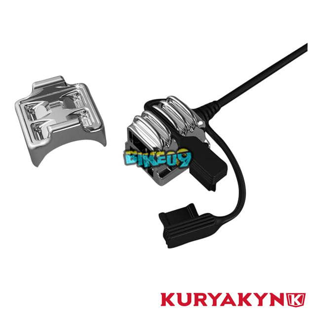 쿠리야킨 USB 전원 크롬 - 할리 오토바이 튜닝 부품 495575