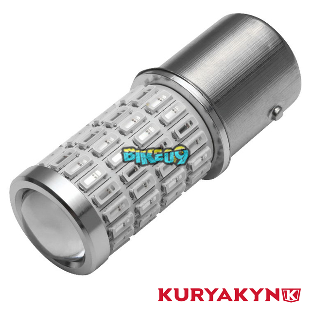 쿠리야킨 하이-인텐시티 LED 벌브 (1156, 레드) - 할리 오토바이 튜닝 부품 485223