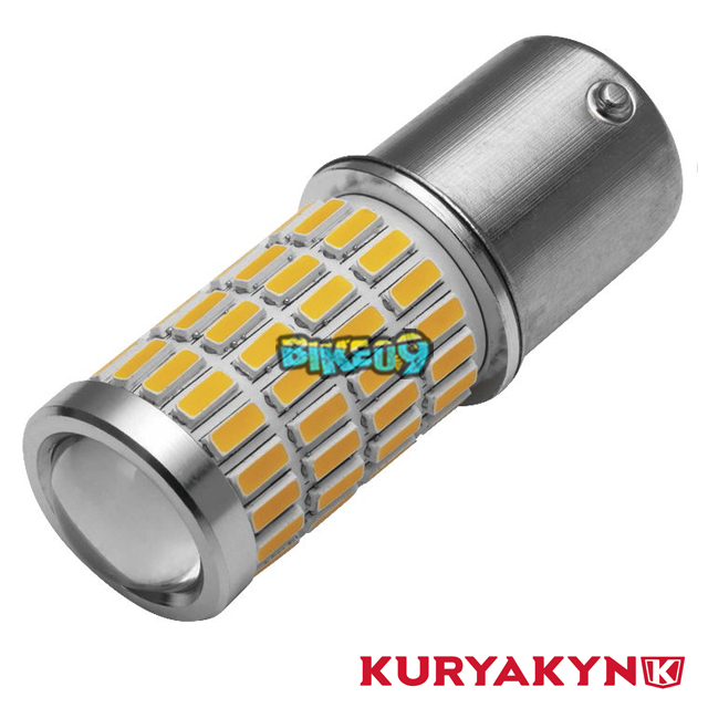 쿠리야킨 하이-인텐시티 LED 벌브 (PY21W, 앰버) - 할리 오토바이 튜닝 부품 485227