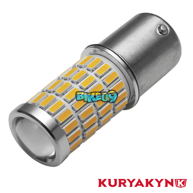 쿠리야킨 하이-인텐시티 LED 벌브 (1156, 앰버) - 할리 오토바이 튜닝 부품 485224