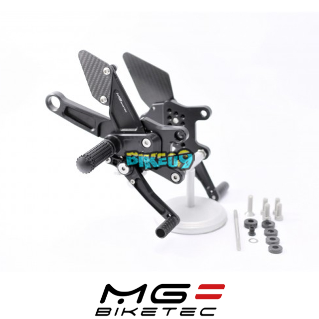 MG바이크텍 아프릴리아 RSV4 1000 RR / RF (17-20) 리어셋 스텝 발판 접이형 - 백스텝 오토바이 튜닝 부품