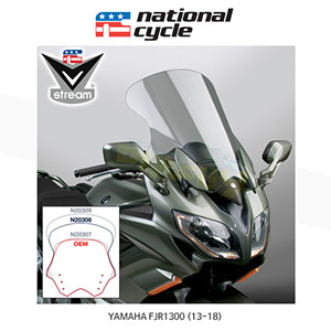 네셔널싸이클 야마하 YAMAHA FJR1300 (13-18) 브이스트림 스포츠 투어링 윈드스크린 N20308