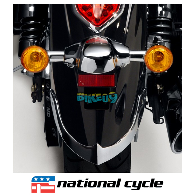 네셔널싸이클 가와사키 VN1700 벌칸 캐스트 리어 펜더 팁 - 스크린 오토바이 튜닝 부품 N7024