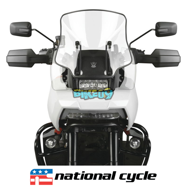네셔널싸이클 할리 데이비슨 RA1250S 팬 아메리카 브이스트림 윈드스크린 (로우, 클리어, Beaded) - 스크린 오토바이 튜닝 부품 N20412