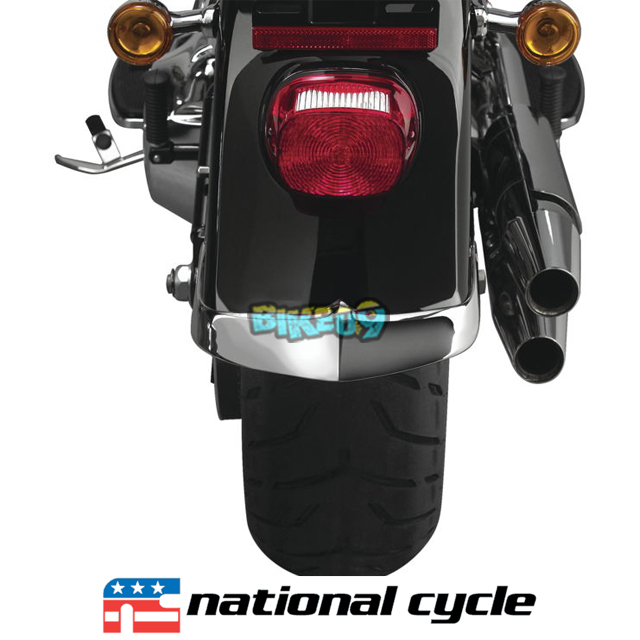 네셔널싸이클 할리 데이비슨 팻 보이 리어 캐스트 펜더 팁 (크롬) - 스크린 오토바이 튜닝 부품 N7041