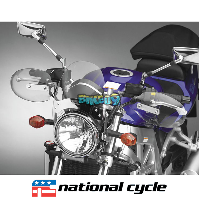 네셔널싸이클 혼다 CMX250, 가와사키 스즈키 핸드 디플렉터 (클리어) - 스크린 오토바이 튜닝 부품 N5511