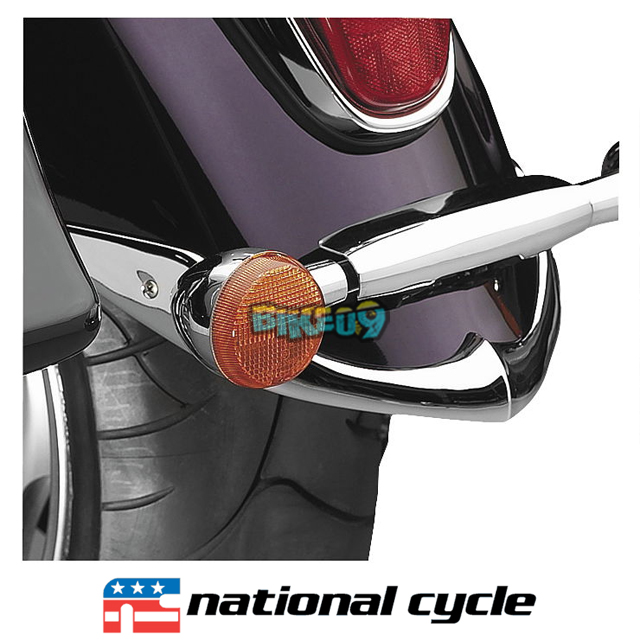네셔널싸이클 가와사키 VN2000 캐스트 리어 펜더 팁 - 스크린 오토바이 튜닝 부품 N7012