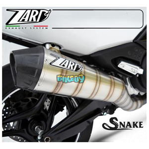 ZARD 스네이크 INOX 레이싱 컴플리트 EXHAUST 시스템 - 야마하 티맥스 530 (12-14) 오토바이 부품 튜닝 파츠 ZY094SKR-S