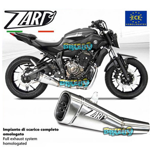 쟈드 풀 EXHAUST 시스템 인 스틸 EURO4 APPROVED - 야마하 MT 07 (18-20) 오토바이 부품 튜닝 파츠 ZY105SKO