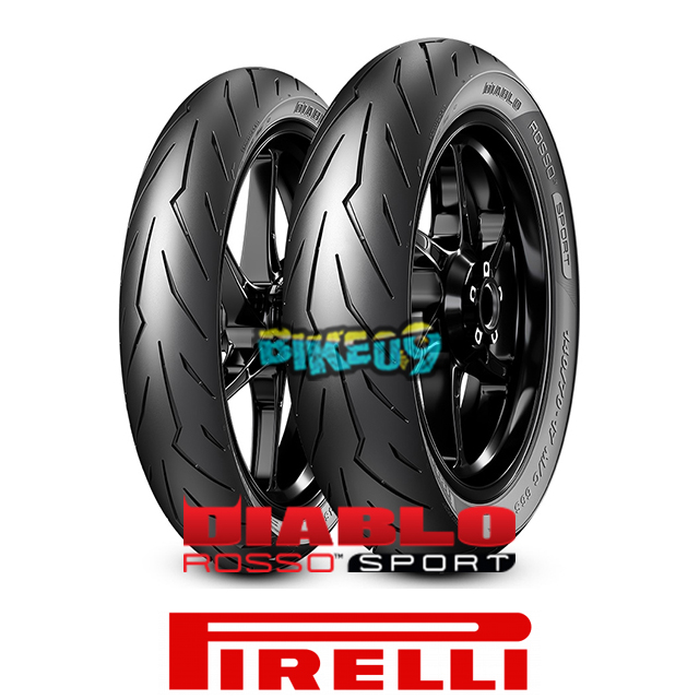피렐리 DIABLO ROSSO SPORT 150/60 - 17 M/C 66S TL 뒤 - 오토바이 타이어 부품