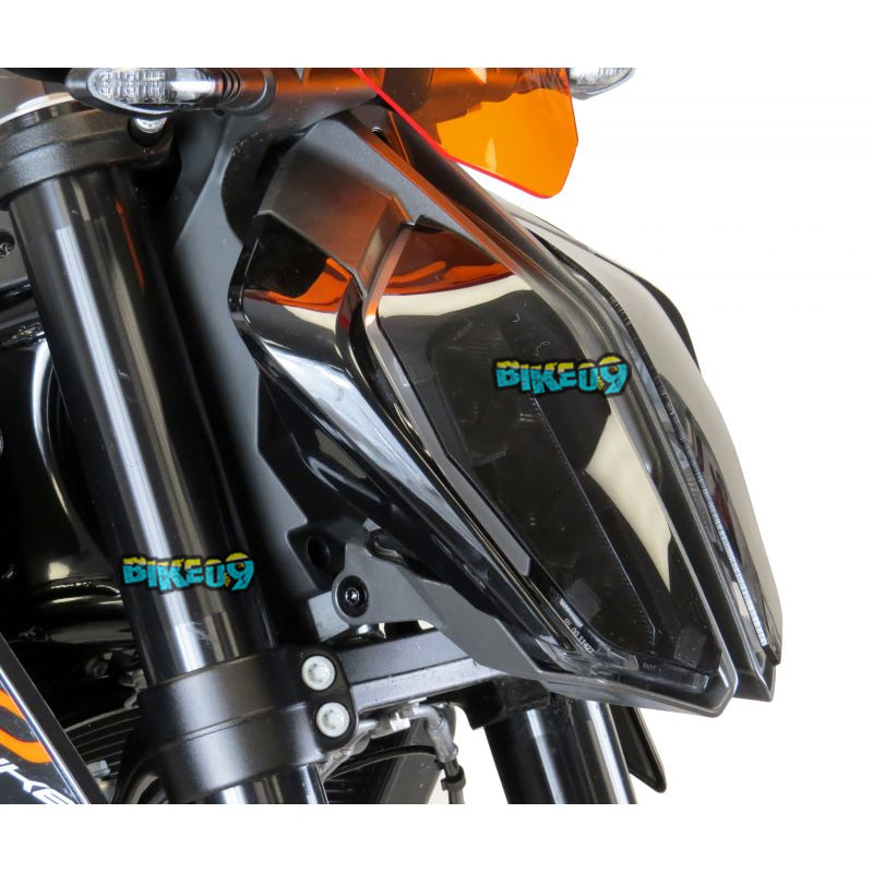 파워브론즈 헤드라이트 프로텍터 KTM 125 듀크 17-22 (FULL) - 윈드 스크린 오토바이 튜닝 부품 440-KT597