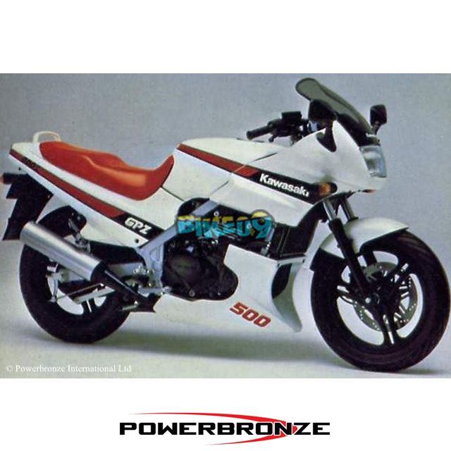 파워브론즈 스탠다드 가와사키 GPZ500S 87-93 - 윈드 스크린 오토바이 튜닝 부품 410-K109