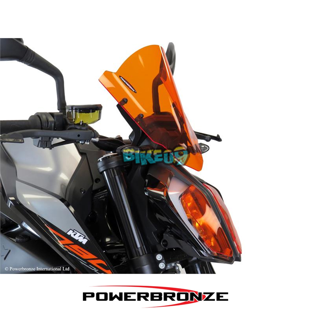 파워브론즈 라이트 스크린 KTM 790 듀크 18-20 (320 MM) - 윈드 스크린 오토바이 튜닝 부품 430-U238