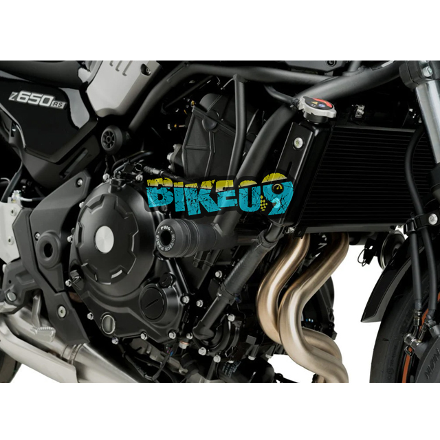 퓨익 빈티지 프레임 슬라이더 | 블랙 | 가와사키 Z 650 RS 21- - 오토바이 튜닝 부품 21118N