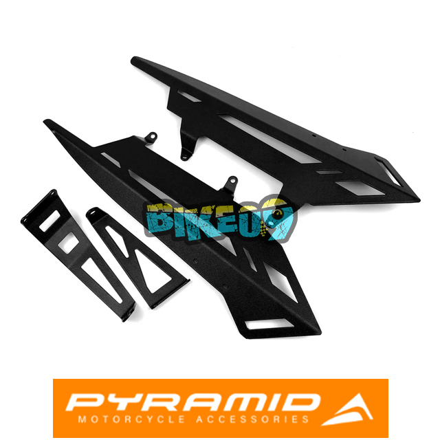 피라미드 Exhaust Cheeks | 매트 블랙 | KTM 1290 슈퍼듀크 R/RR - 언더카울 오토바이 튜닝 부품 29900M
