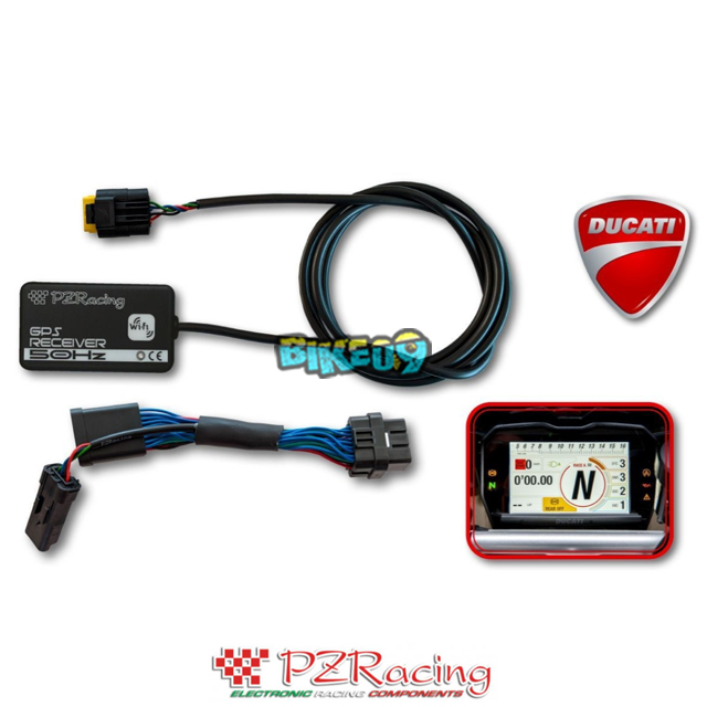 PZ레이싱 GPS WI-FI 수신기 P2-트로닉 두카티 파니갈레 V4 / S / R 19-24 - 오토바이 튜닝 부품 PA601