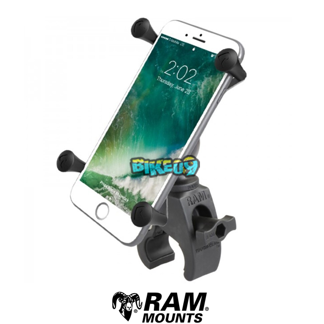 램마운트 X-그립® Snap-Link™ Tough-Claw™ 베이스 휴대폰 홀더 - 라지 폰용 - 오토바이 휴대폰 거치대 튜닝 부품 RAM-HOL-UN10-400