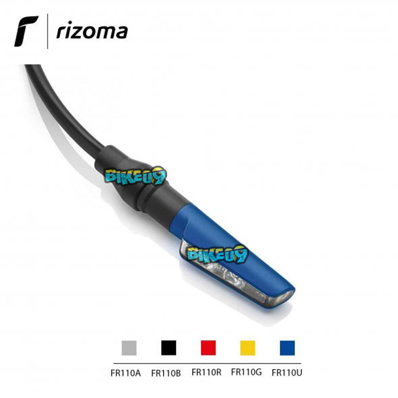 리조마 코르사 L 유형 승인 파란색 양극 산화 방향 표시기 LED 위치 표시등 - 오토바이 튜닝 부품 FR111U