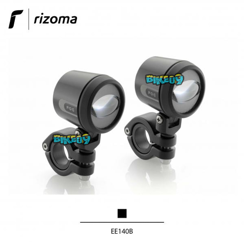 리조마 유니버설 블랙 색상을 위한 한 쌍의 LED 안개등 - 오토바이 튜닝 부품 EE140B