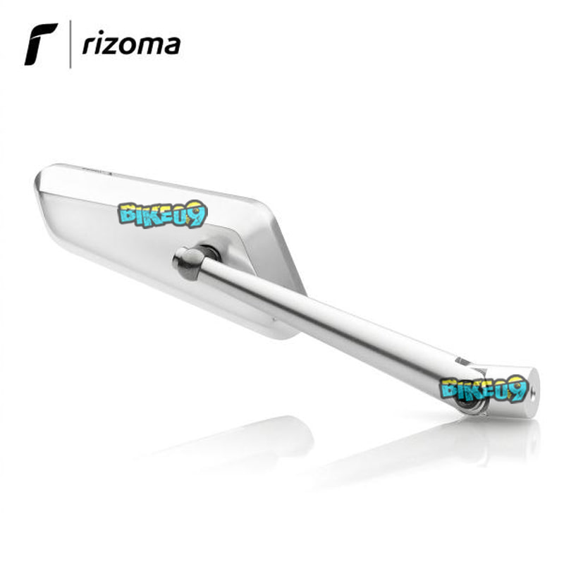 리조마 은색 알루미늄 소재 CIRCUIT 744 스포츠 미러 - 오토바이 튜닝 부품 BS201A