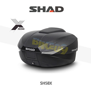 * SHAD 샤드 탑케이스 SH58X 기본사양 (카본커버 포함) D058106
