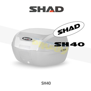 SHAD 샤드 탑케이스 SH40 보수용 스티커 세트 D1B401ETR