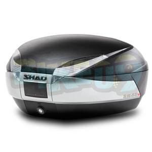 샤드 SH48 탑 박스 블랙 / 티타늄 - 샤드 오토바이 탑박스 싸이드 케이스 가방 브라켓 D0B48400