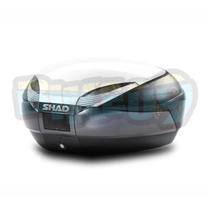 샤드 SH48 화이트 탑 박스 커버 케이스 액세서리 - 샤드 오토바이 탑박스 싸이드 케이스 가방 브라켓 D1B48E08