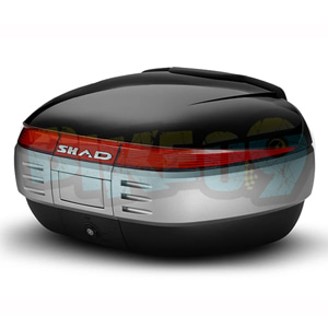 샤드 SH50 메탈릭 블랙 탑 박스 커버 케이스 액세서리 - 샤드 오토바이 탑박스 싸이드 케이스 가방 브라켓 D1B50E21