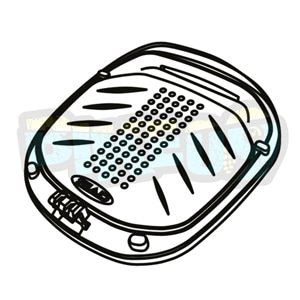 샤드 탑 박스 마운팅 플레이트 (스몰) 케이스 액세서리 - 샤드 오토바이 탑박스 싸이드 케이스 가방 브라켓 D1B29PAR