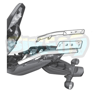 야마하 다이버전 XJ600 N ABS (09-16) 탑 박스 피팅 키트 - 샤드 오토바이 탑박스 싸이드 케이스 가방 브라켓 Y0XJ69ST
