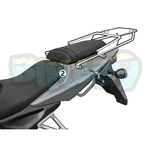 대림 로드윈 250 Fi (06-14) 탑 박스 피팅 키트 - 샤드 오토바이 탑박스 싸이드 케이스 가방 브라켓 D0RD16ST